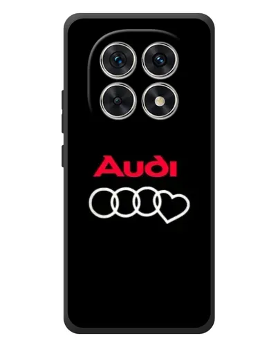 Чехол для Xiaomi Redmi Note 15 с картинкой «Логотип Audi Heart»
