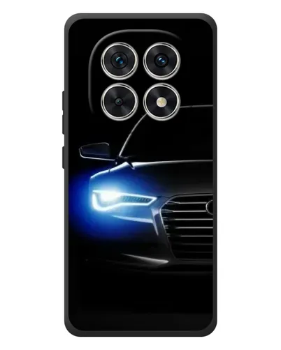 Чехол для Xiaomi Redmi Note 15 с картинкой «Неоновый взгляд Audi»