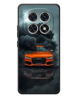 Чехол для Xiaomi Redmi Note 15 с картинкой «Audi в облаках дыма»