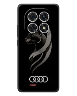 Чехол для Xiaomi Redmi Note 15 с картинкой «Графика — пантера и Audi»