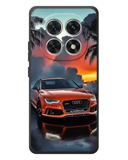 Чехол для Xiaomi Redmi Note 15 с картинкой «Audi — закат»