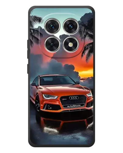 Чехол для Xiaomi Redmi Note 15 с картинкой «Audi — закат»