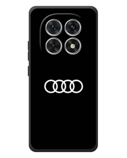 Чехол для Xiaomi Redmi Note 15 с картинкой «Audi White Logo»