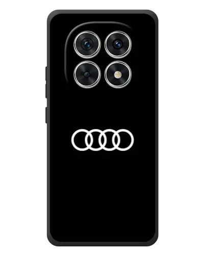 Чехол для Xiaomi Redmi Note 15 с картинкой «Audi White Logo»