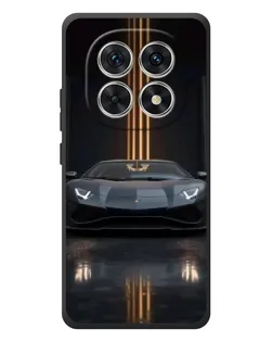 Чехол для Xiaomi Redmi Note 15 с картинкой «Lamborghini золотые линии»