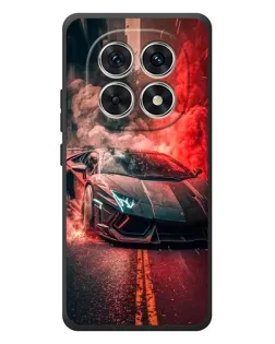 Чехол для Xiaomi Redmi Note 15 с картинкой «Lamborghini красный дым»
