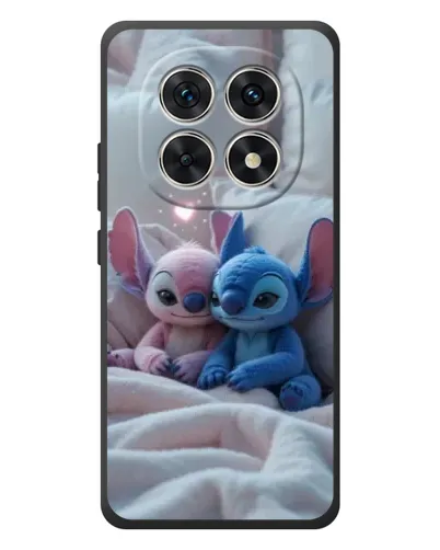 Чехол для Xiaomi Redmi Note 15 с картинкой «Плюшевые Стич Ангел»
