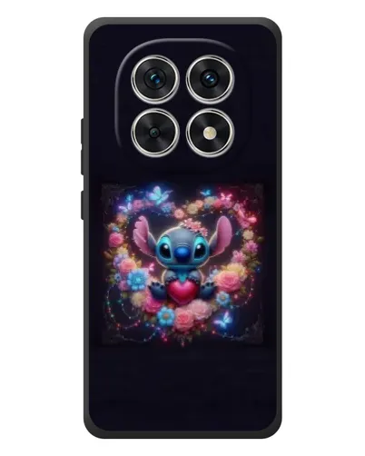 Чехол для Xiaomi Redmi Note 15 с картинкой «Stitch в цветах»
