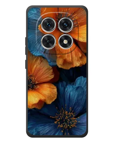 Чохол для Xiaomi Redmi Note 15 з картинкою «Яскрава синьо-помаранчева флора» Чохол для Xiaomi Redmi Note 15 з картинкою «Яскрава синьо-помаранчева флора»
