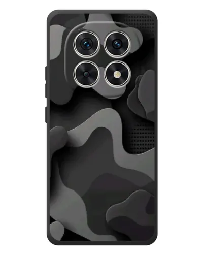 Чехол для Xiaomi Redmi Note 15 с картинкой «Темный абстрактный камуфляж»