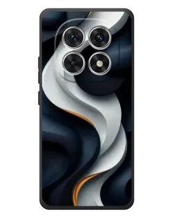 Чохол для Xiaomi Redmi Note 15 з картинкою «Об'ємні чорно-білі стрічки» Чохол для Xiaomi Redmi Note 15 з картинкою «Об'ємні чорно-білі стрічки»