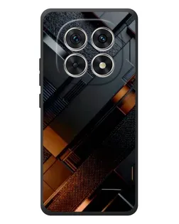 Чехол для Xiaomi Redmi Note 15 с картинкой «Черные геометрические блоки»
