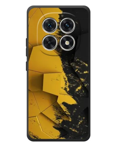 Чехол для Xiaomi Redmi Note 15 с картинкой «Золотые осколки геометрии»