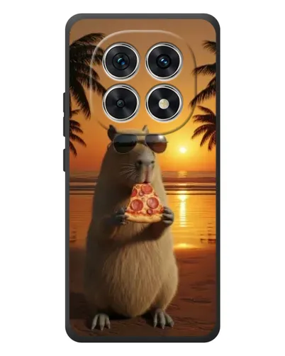 Чохол для Xiaomi Redmi Note 15 з картинкою «Капібара з піцою» Чохол для Xiaomi Redmi Note 15 з картинкою «Капібара з піцою»
