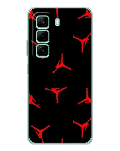 Чехол для Xiaomi Redmi Note 15R с картинкой «Jordan Red Pattern» Чехол для Xiaomi Redmi Note 15R с картинкой «Jordan Red Pattern»