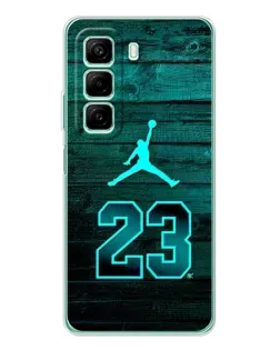 Чехол для Xiaomi Redmi Note 15R с картинкой «Jordan Cyan 23»