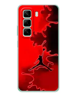 Чехол для Xiaomi Redmi Note 15R с картинкой «Jordan Red Smoke»