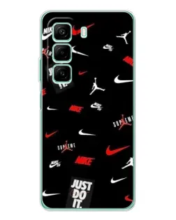 Чехол для Xiaomi Redmi Note 15R с картинкой «Nike Mix Pattern»