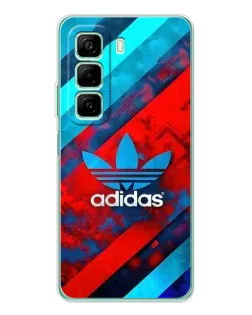 Чехол для Xiaomi Redmi Note 15R с картинкой «Абстракция Adidas»