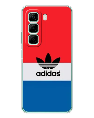 Чехол для Xiaomi Redmi Note 15R с картинкой «Ретро блоки Adidas»