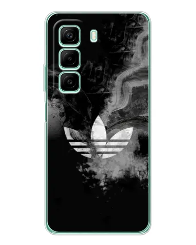 Чехол для Xiaomi Redmi Note 15R с картинкой «Абстрактный дым Adidas»