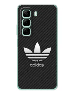 Чехол для Xiaomi Redmi Note 15R с картинкой «Adidas Карбоновая текстура»