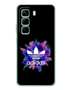 Чехол для Xiaomi Redmi Note 15R с картинкой «Взрыв красок Adidas»