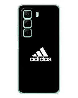 Чехол для Xiaomi Redmi Note 15R с картинкой «Черная классика Adidas»
