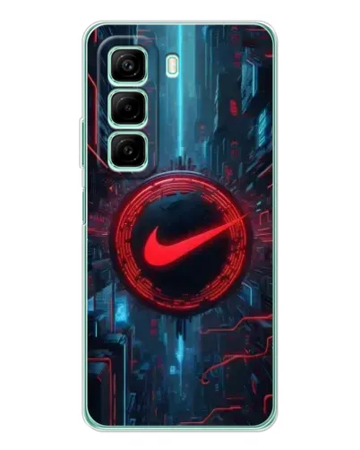 Чехол для Xiaomi Redmi Note 15R с картинкой «Техногенный стиль Nike»