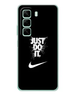 Чехол для Xiaomi Redmi Note 15R с картинкой «Текстовый принт Nike»