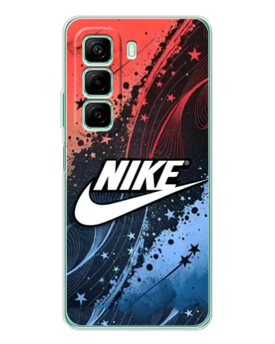 Чехол для Xiaomi Redmi Note 15R с картинкой «Градиентный принт Найк»