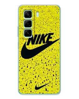 Чехол для Xiaomi Redmi Note 15R с картинкой «Желтый текстурный Nike»