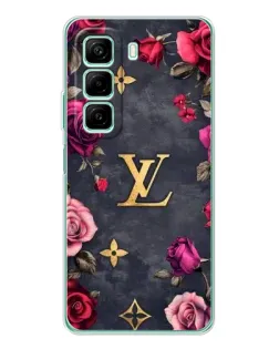 Чехол для Xiaomi Redmi Note 15R с картинкой «Цветочный Louis Vuitton»