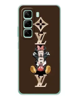 Чехол для Xiaomi Redmi Note 15R с картинкой «LV и Микки Маус»