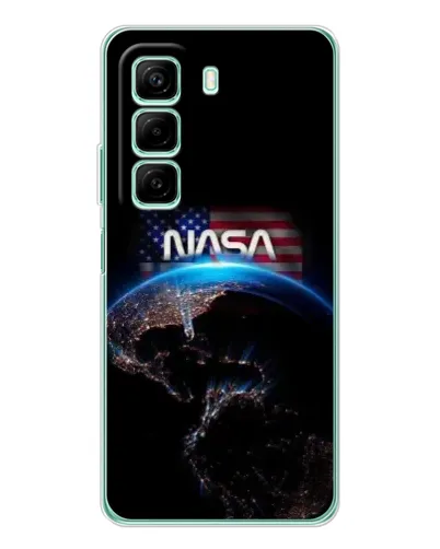 Чехол для Xiaomi Redmi Note 15R с картинкой «Земля из космоса NASA»
