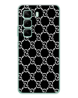 Чехол для Xiaomi Redmi Note 15R с картинкой «Gucci — сетчатый паттерн»