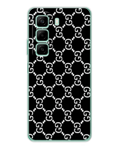 Чехол для Xiaomi Redmi Note 15R с картинкой «Gucci — сетчатый паттерн»