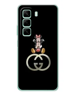 Чехол для Xiaomi Redmi Note 15R с картинкой «Минни Маус на лого»