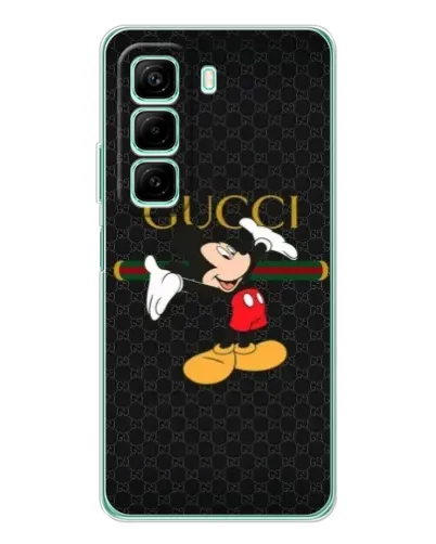 Чехол для Xiaomi Redmi Note 15R с картинкой «Микки Маус Gucci»