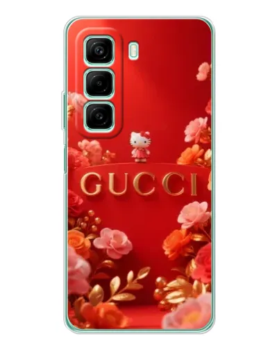 Чехол для Xiaomi Redmi Note 15R с картинкой «Gucci — золотой сад»