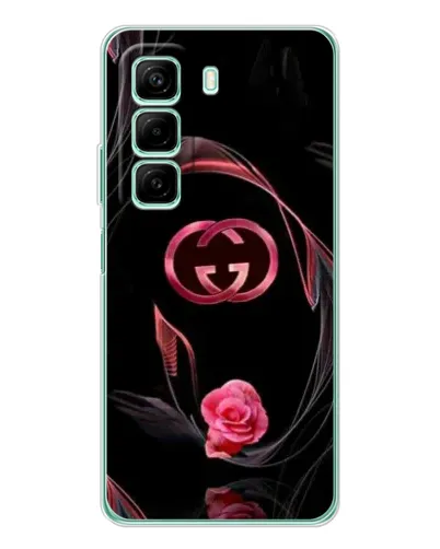 Чехол для Xiaomi Redmi Note 15R с картинкой «Gucci — неоновая роза»