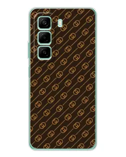 Чехол для Xiaomi Redmi Note 15R с картинкой «Gucci — золотые диагонали»