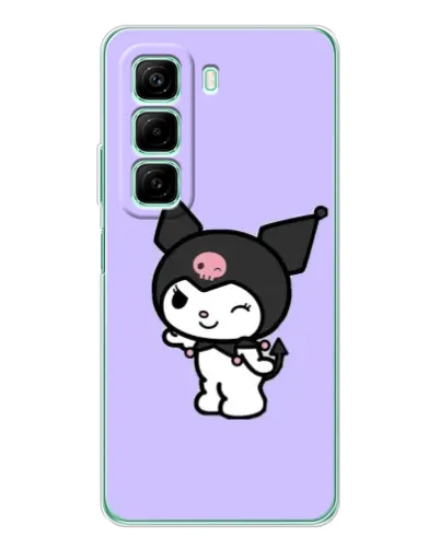 Чехол для Xiaomi Redmi Note 15R с картинкой «Классическая Kuromi»