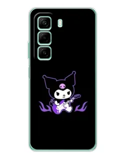 Чехол для Xiaomi Redmi Note 15R с картинкой «Электрическая Kuromi» Чехол для Xiaomi Redmi Note 15R с картинкой «Электрическая Kuromi»