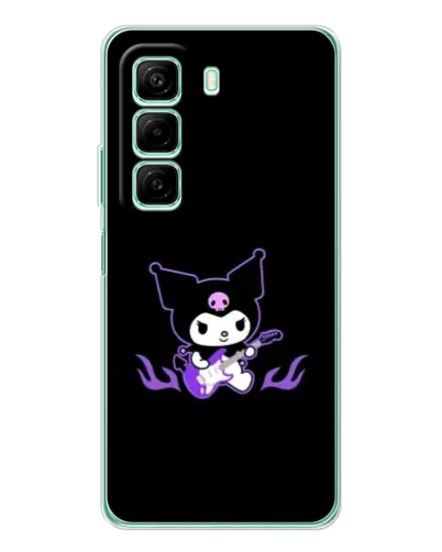 Чехол для Xiaomi Redmi Note 15R с картинкой «Электрическая Kuromi»