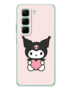Чехол для Xiaomi Redmi Note 15R с картинкой «Kuromi и сердце» Чехол для Xiaomi Redmi Note 15R с картинкой «Kuromi и сердце»
