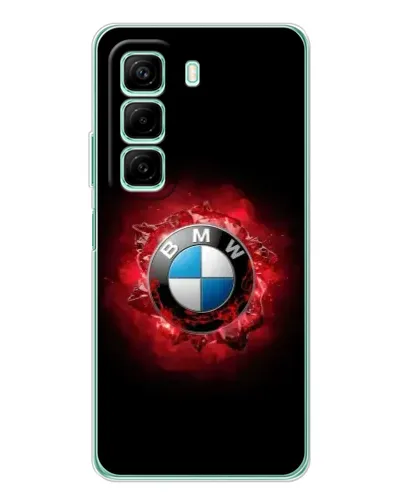 Чехол для Xiaomi Redmi Note 15R с картинкой «Логотип BMW — вспышка»