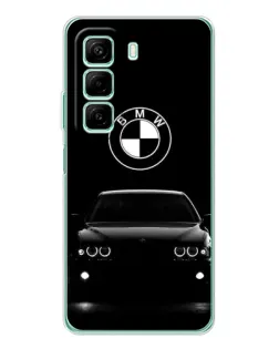 Чехол для Xiaomi Redmi Note 15R с картинкой «BMW — взгляд из темноты»