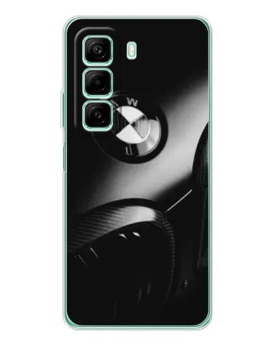 Чехол для Xiaomi Redmi Note 15R с картинкой «Эмблема BMW — макро»