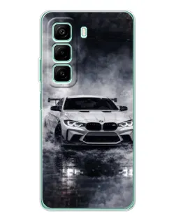 Чехол для Xiaomi Redmi Note 15R с картинкой «BMW сквозь туман»
